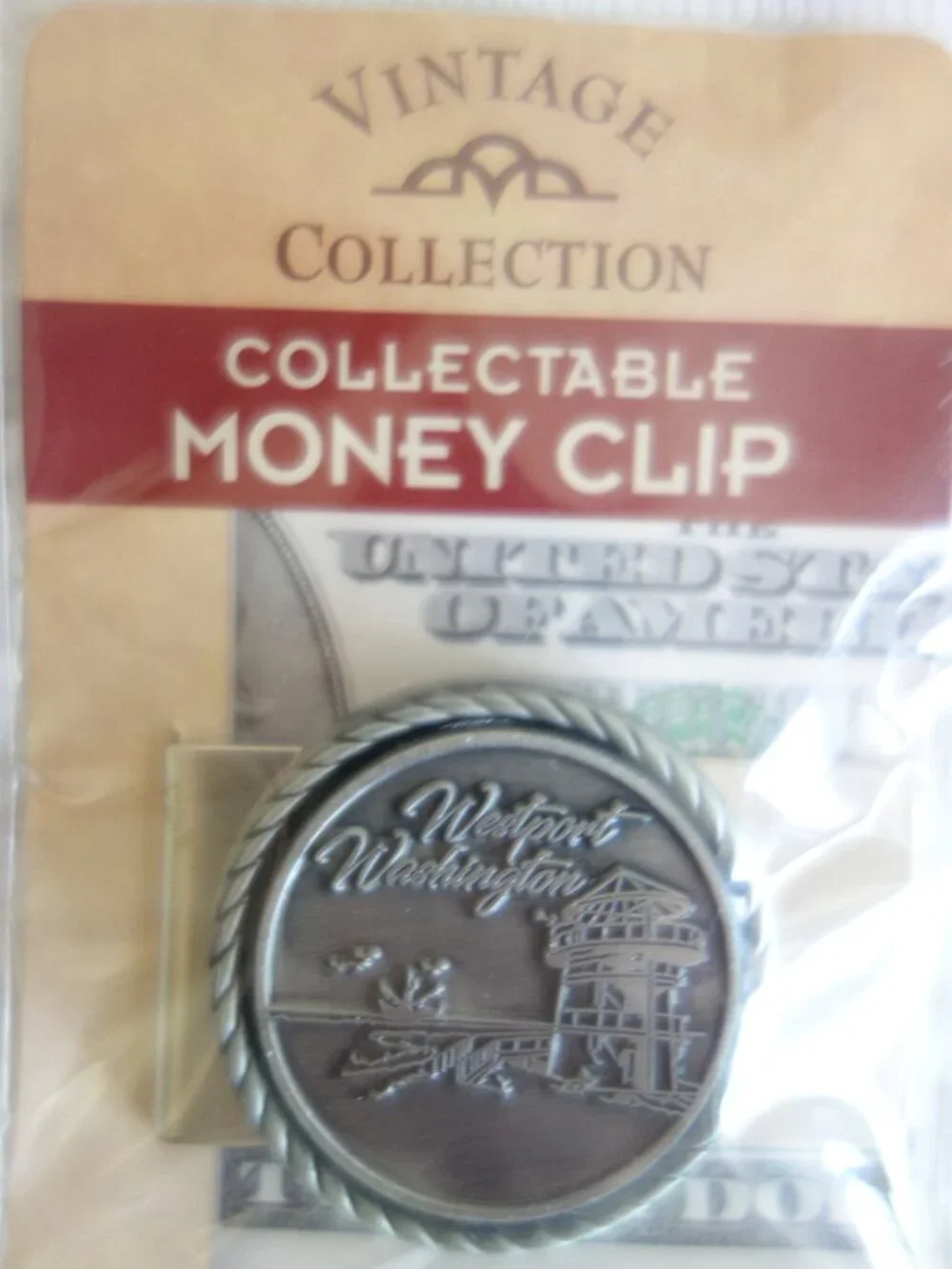 (b)	Lot of 3 New VINTAGE COLLECTION Money Clips & Key Chain – Westport WA / PAC